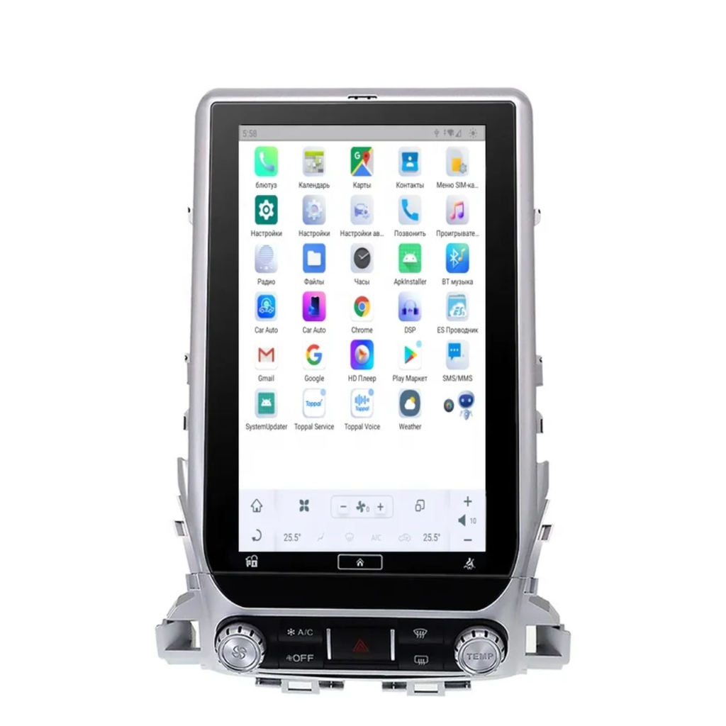 🚘 13.6″ Toyota Prado Android Car Stereo | 2014–2017