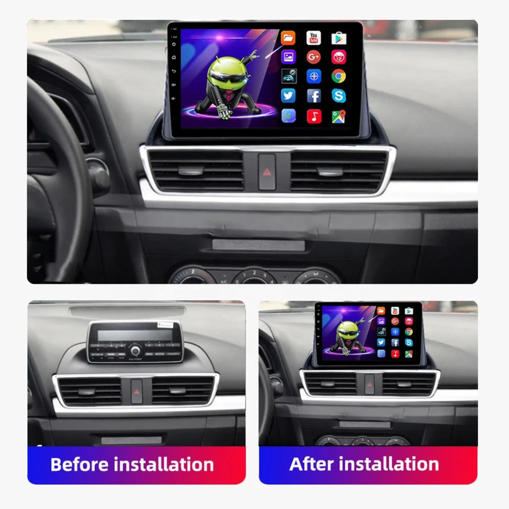 🚗 Mazda 3 Axela 9" Android 13 Car Stereo | 2014–2017 | Wireless CarPlay & Android Auto