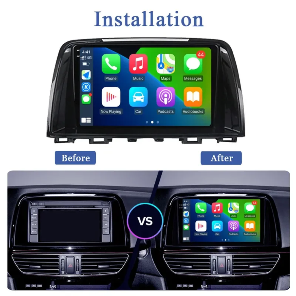 🚗 Mazda 6 Atenza 9" Android 12 Car Stereo | 2012–2016 | Wireless CarPlay & Android Auto