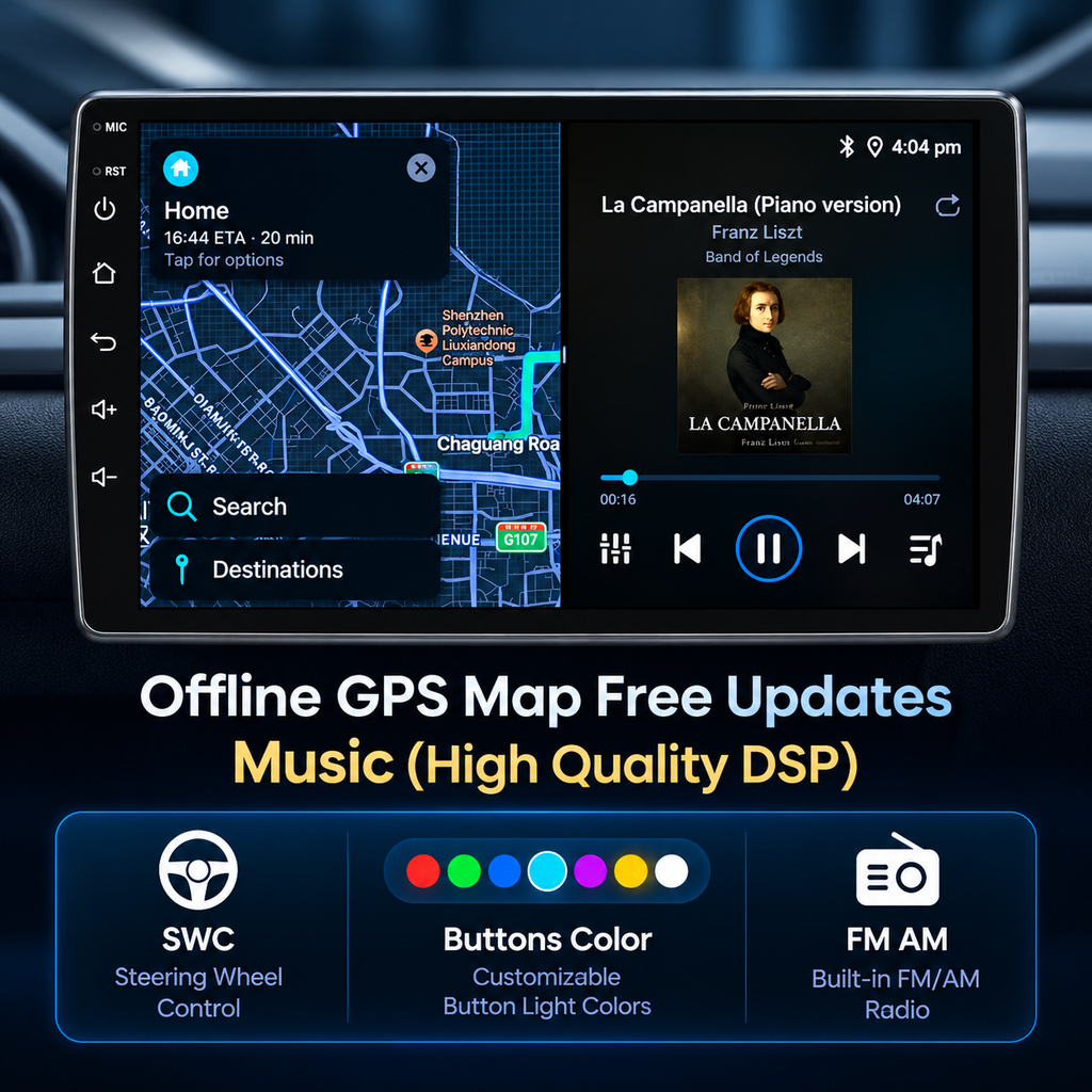 🚗 Toyota RAV4 9" Android Car Stereo | 2012–2018 | Wireless CarPlay & Android Auto