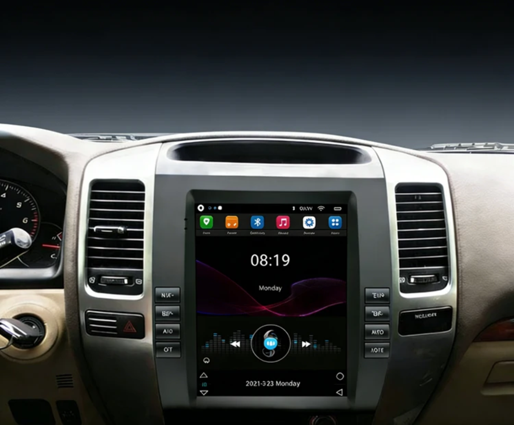 🚙 Toyota Land Cruiser Prado 150 2010–2017 Android Car Stereo | Vertical Touchscreen Multimedia System.