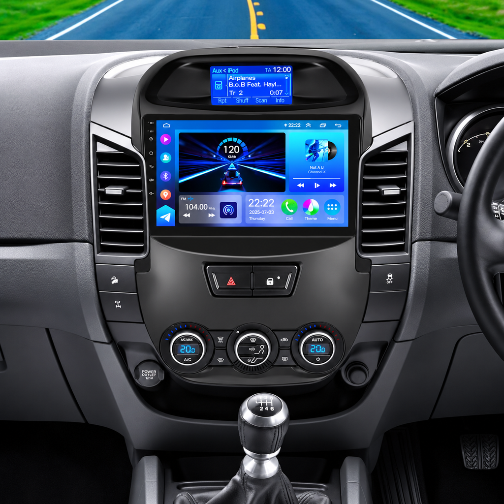 🚙 Ford Ranger 2011–2015 Android Multimedia Screen | CarPlay & Android Auto