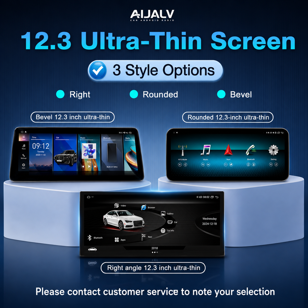 12.3-inch QLED Android multimedia system specifically designed for Mazda CX-9 2016–2020 (AJ-MZDZ-019).