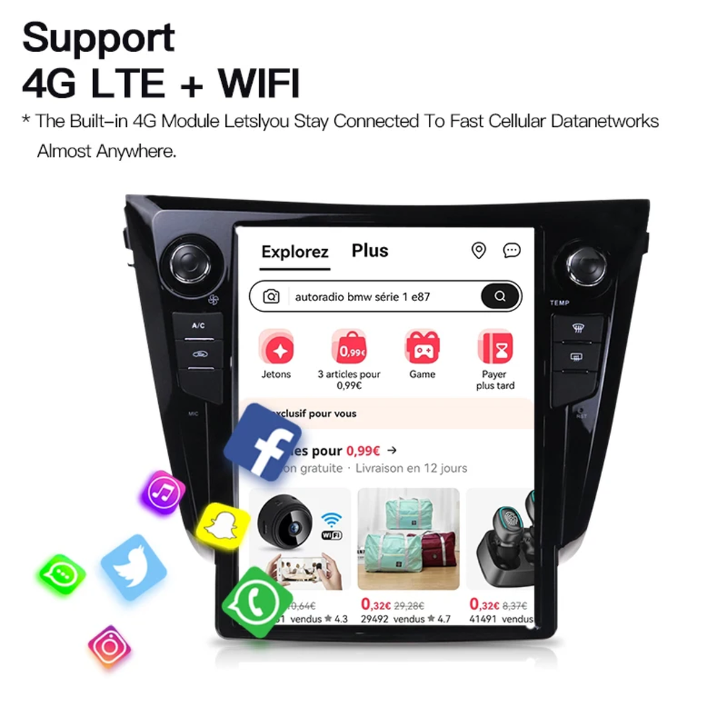 🚗 12.1" Android Car Multimedia Stereo for Nissan X-Trail T32 (2014–2017)