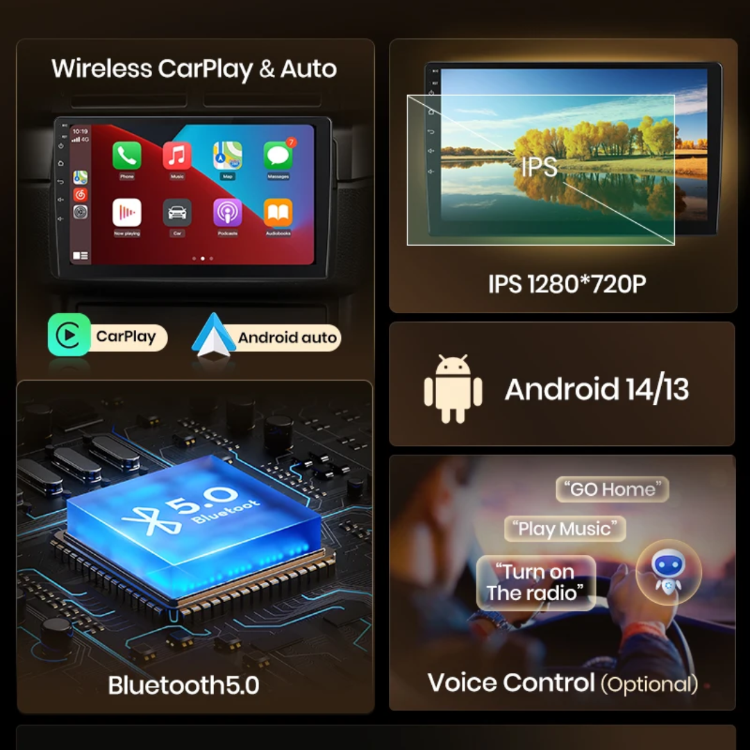 🚗 Toyota RAV4 9" Android Car Stereo | 2012–2018 | Wireless CarPlay & Android Auto