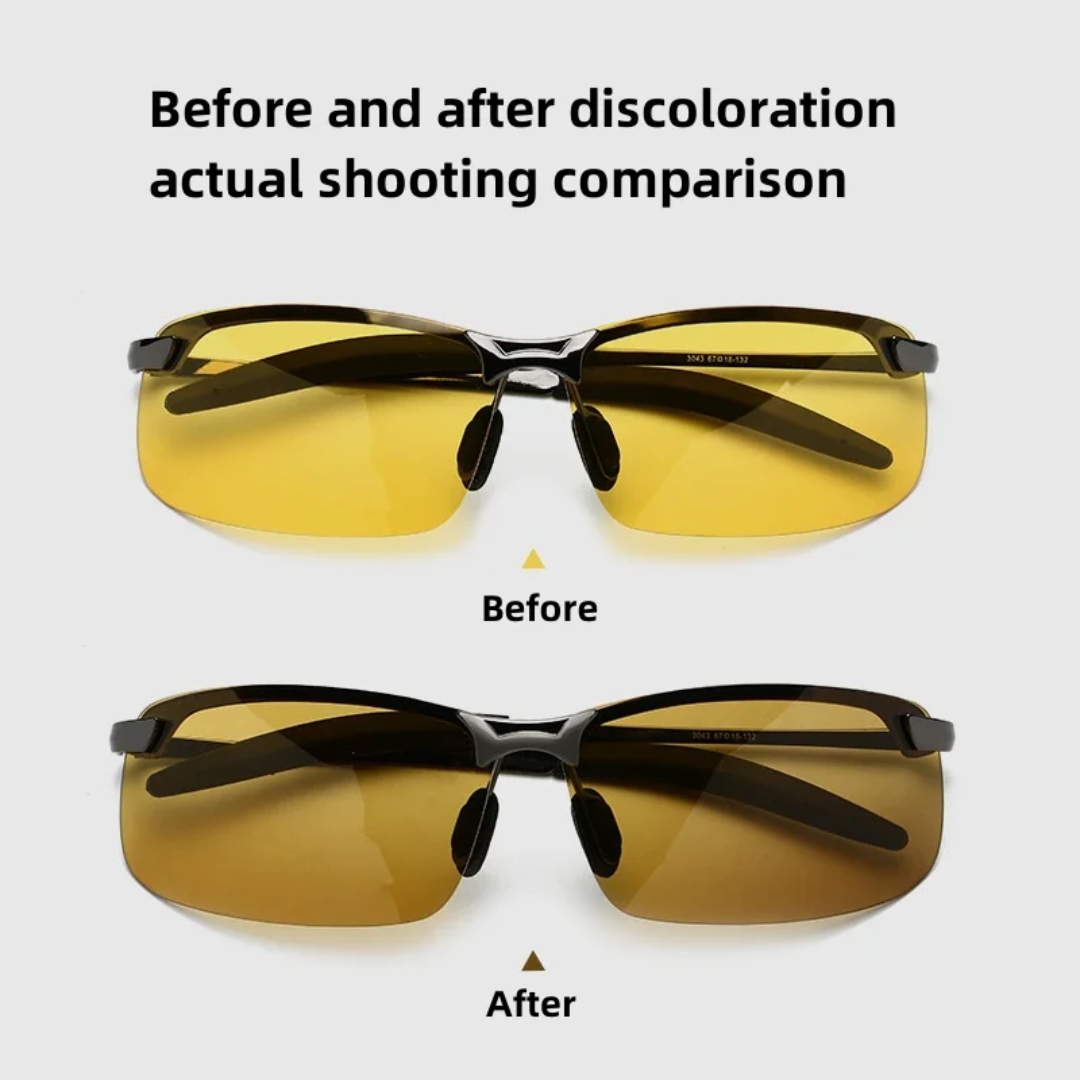 🕶️ Yellow Night Driving Glasses | Anti-Glare Driving Sunglasses