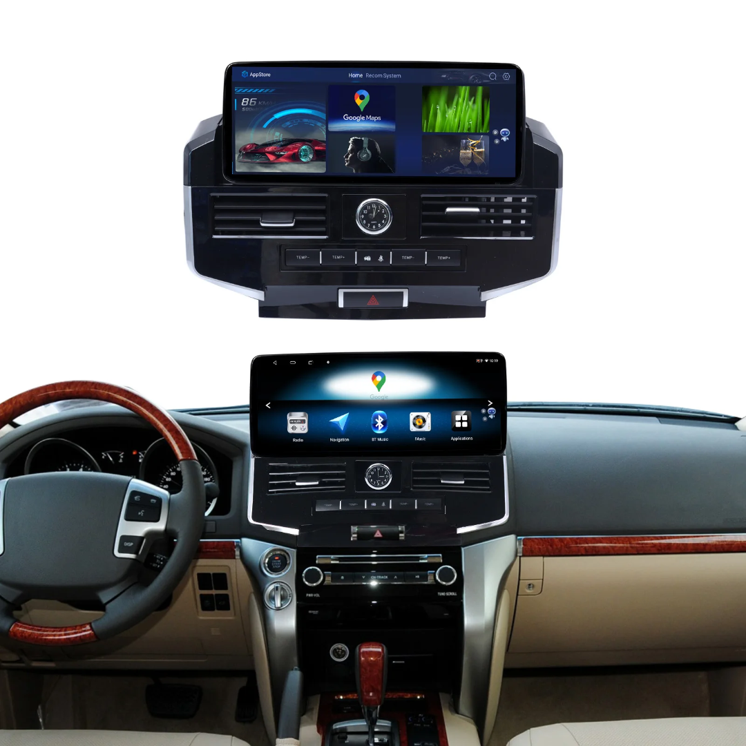🚙 Toyota Prado 120 2004–2009 12.3″ Android Car Multimedia Player | 4GB RAM + 64GB ROM | GPS, DSP, Wireless CarPlay & Android Auto