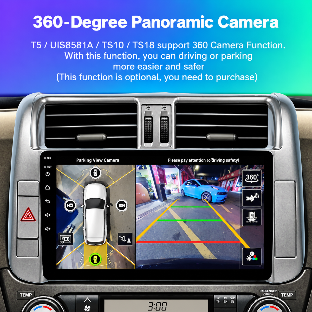 Toyota Prado 2009–2013 9" Android Car Stereo | 4G WiFi GPS | Bluetooth | Apple CarPlay & Android Auto